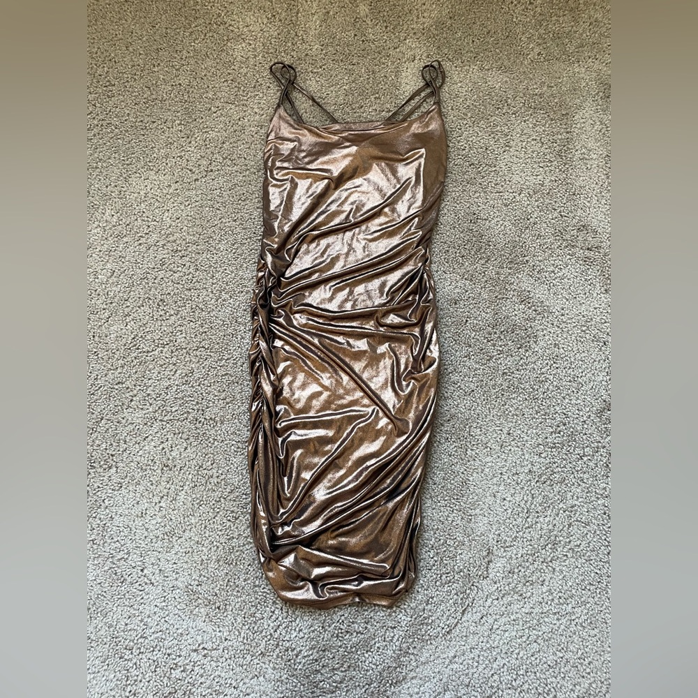 Sabora bodycon dress gold large